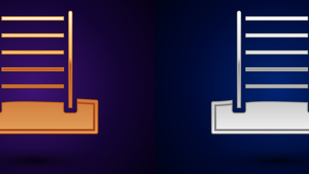 金银木瑞典墙图标孤立图片下载