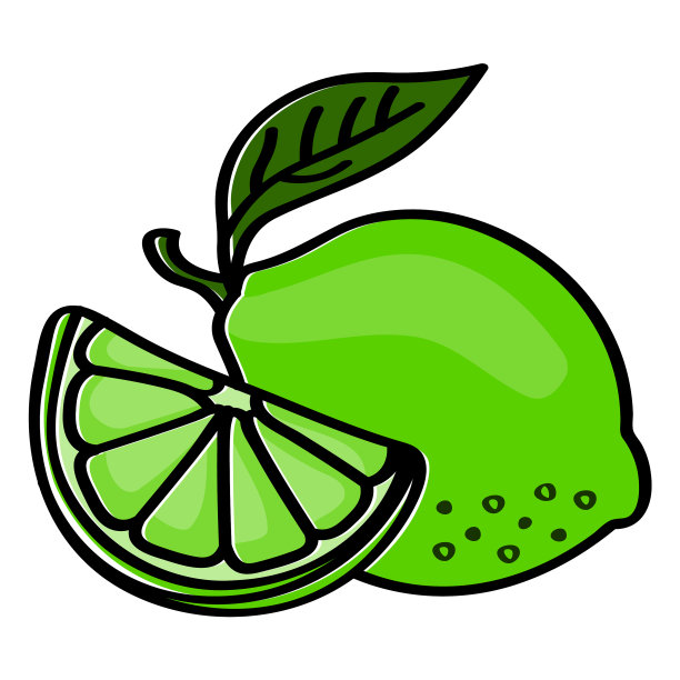 青柠健康水果片优质图片下载