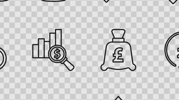 设置线钱包与钱的百分比向上箭头手图片下载