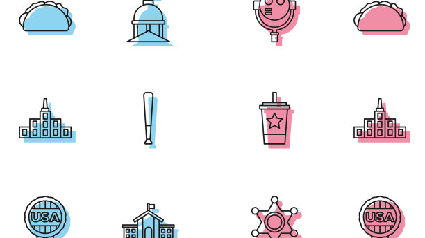 镶有星星的六芒星警长奖章图片下载