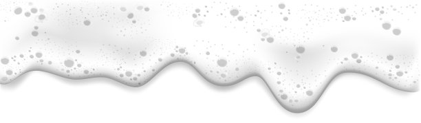 白色泡沫滴逼真的气泡边界图片下载