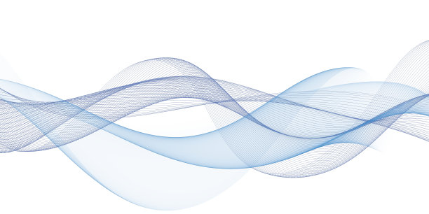 颜色浅蓝色抽象波浪设计图片下载