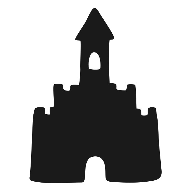 沙堡轮廓质量高图片下载