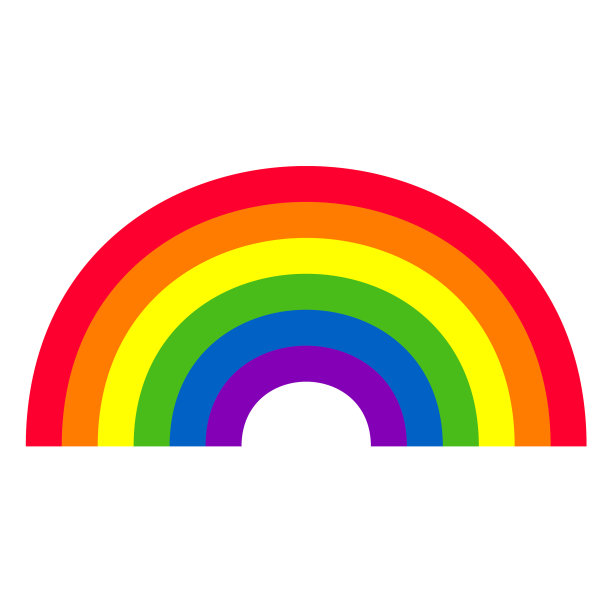 彩虹曲线元素质量高图片下载