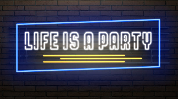 “生活是一场派对”图片下载