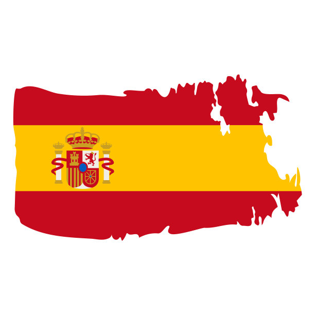 西班牙刷旗设计质量高图片下载