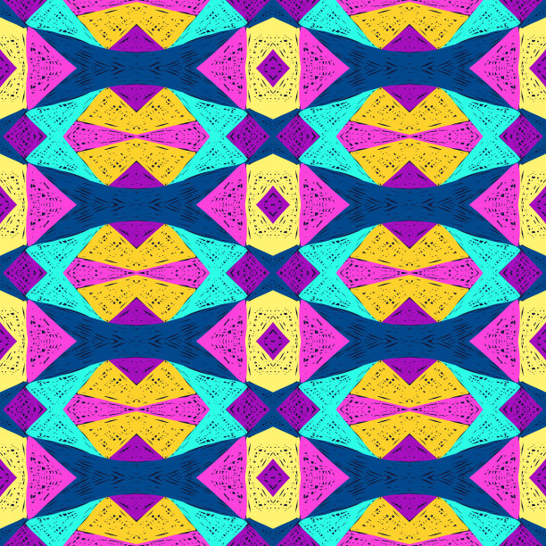 厚实的模式。几何的复古风格。简单时尚的点缀。织物印刷。服装或室内设计。时尚质感。迷宫抽象的纺织品。向量无缝模式。图片下载