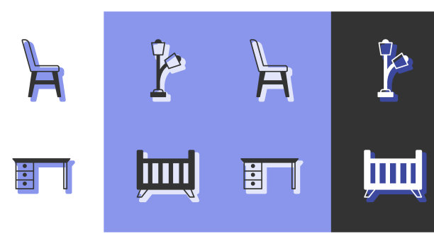 设置办公桌落地灯婴儿床摇篮床图片下载