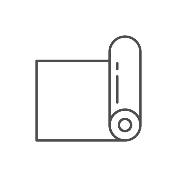 健身垫线轮廓图标图片下载