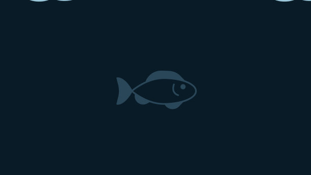 设置钓鱼位置和鱼上无缝图案图片下载