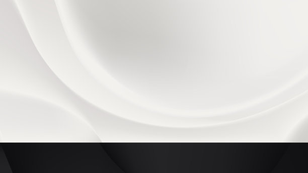 抽象三维优雅的黑白波浪折痕图片下载