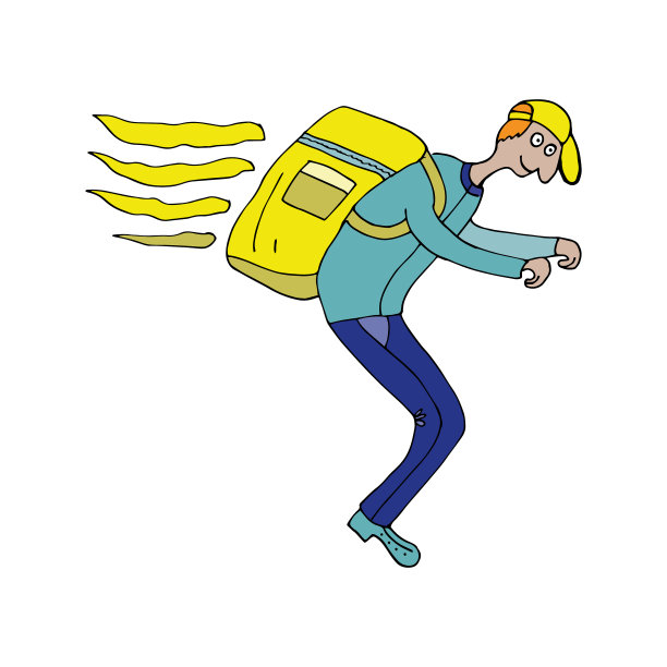 从餐馆送外卖的快递员图片下载