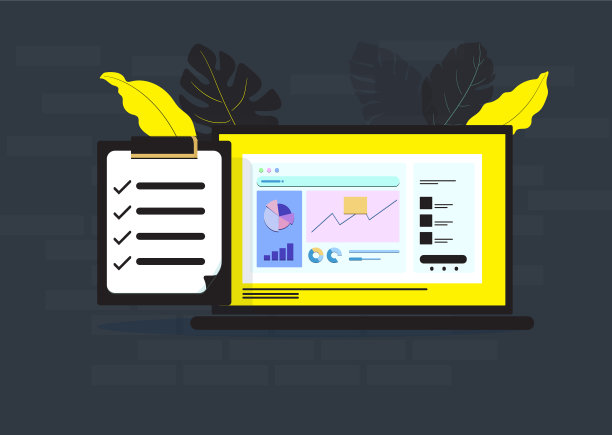 模板笔记本电脑素描平面图片下载