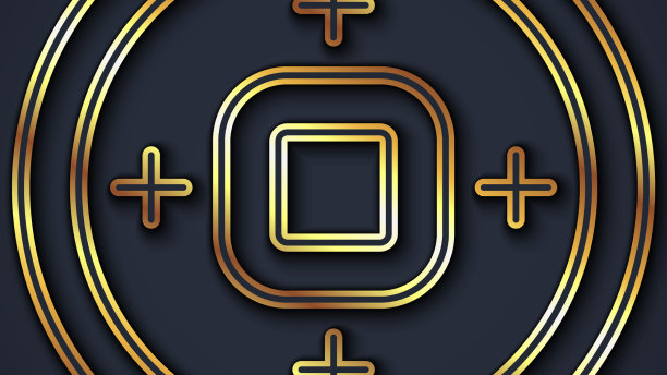 金线人民币货币符号图标图片下载