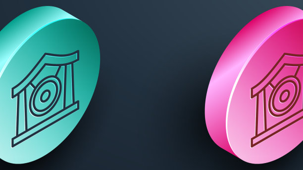 等距线锣鼓乐器图片下载