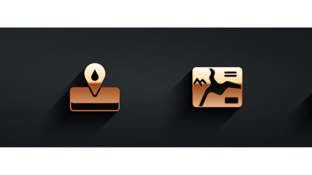 集无人机油田地形图和矿物图图片下载