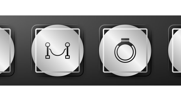 耳环套绳屏障金和石膏头图片下载