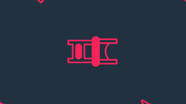 把钢笔和椅子固定在无缝的图案上图片下载