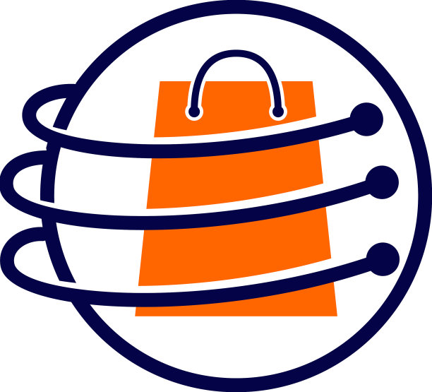 数码商店在线世界标志图标品牌身份图片下载