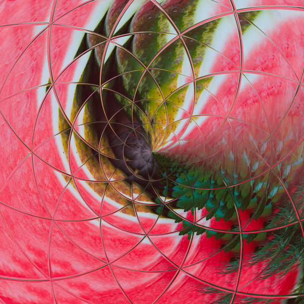 西瓜花叶部分的浆果图片下载