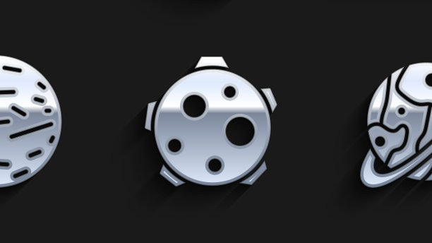 设置行星卫星土星航天飞机图片下载