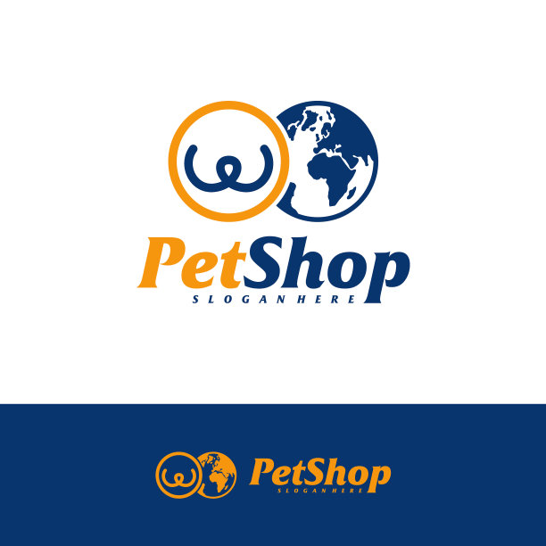 世界宠物标志设计模板宠物标志概念图片下载