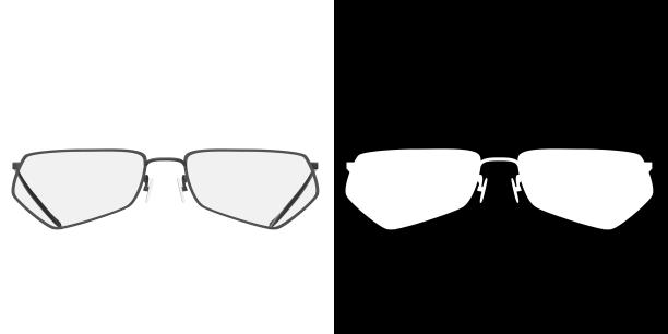 五角大楼的形状的眼镜图片下载