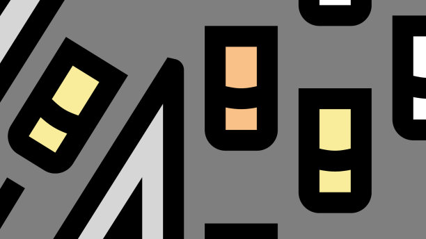 高速公路彩色图标图片下载