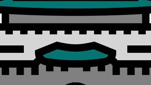 华城堡垒彩色图标图片下载