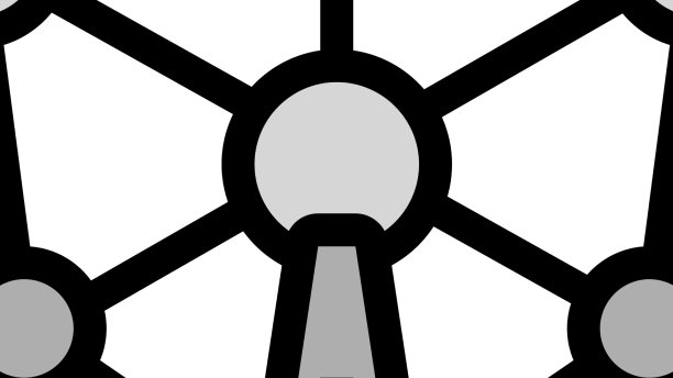 原子碑彩色图标图片下载