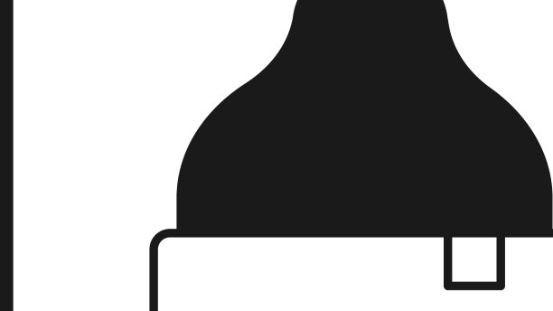 黑色无檐帽图标孤立在白色背景图片下载