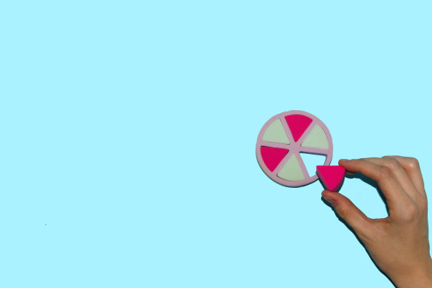 添加最后一部分，蓝色背景的创意商业设计，6个部分，手工添加最后一部分，最小的概念图片下载