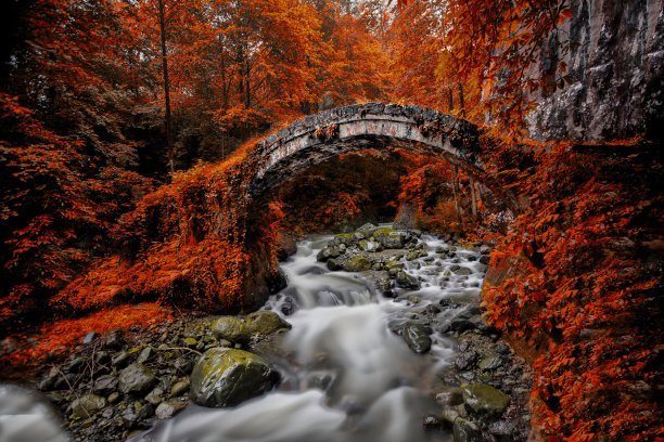 古老的石桥，在土耳其有一万多座图片下载