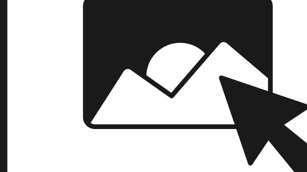 黑色照片修饰图标孤立的白色图片下载