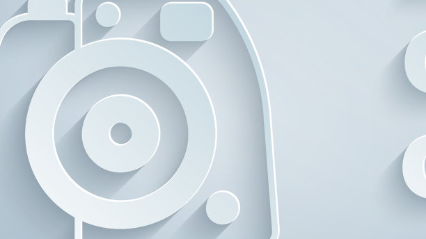 剪纸相机图标孤立在灰色上图片下载