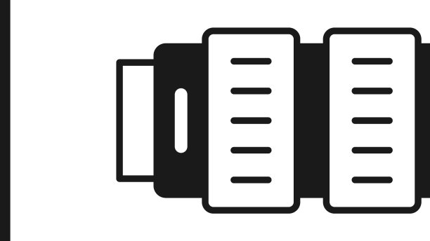 黑色相机照片镜头图标孤立在白色上图片下载