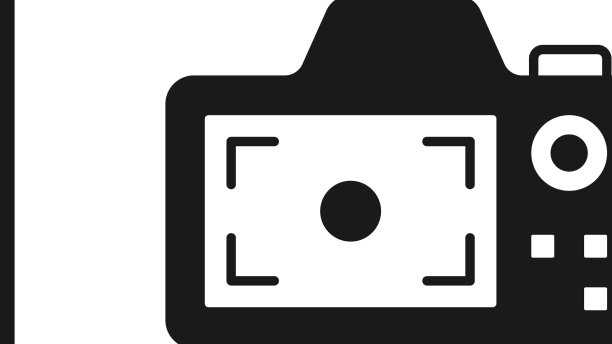 黑色相机图标孤立在白色图片下载