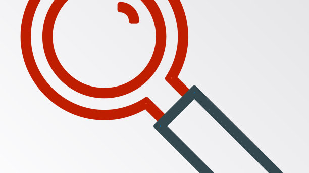 线条放大镜图标孤立在白色上图片下载