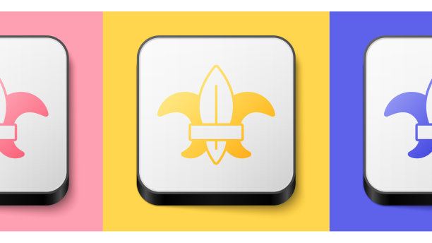 等距百合花或百合花图标图片下载