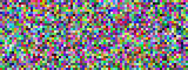 电视屏幕噪音纹理。像素彩色的壁纸。抽象的背景。图片下载