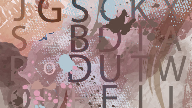 创意字母无缝图案半音ABC图片下载