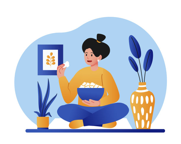 Wonan在家吃饭图片下载