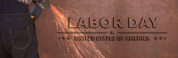 劳动节放假概念。美国图片下载