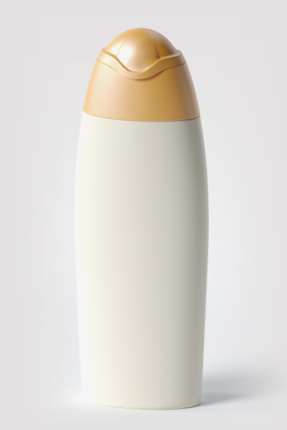 3d渲染，身体护理产品，沐浴露，白色背景的瓶子图片下载