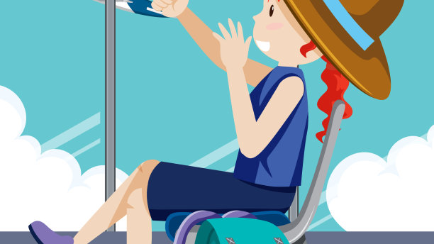 简单的女游客性格图片下载