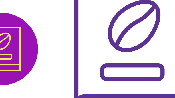 设置线条咖啡书图标孤立在白色图片下载