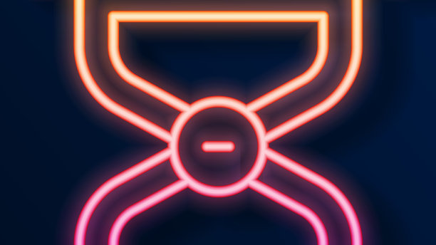 发光的霓虹灯线露营便携式折叠椅图片下载