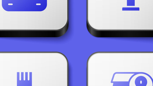 设置饭盒在线订购餐叉和图标图片下载