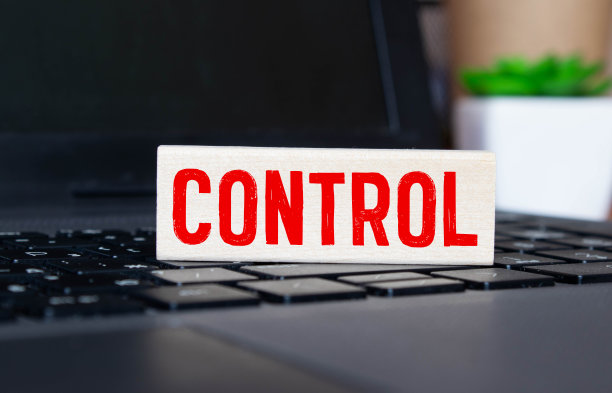 人类创造了“控制”这个词。业务和流程管理概念。图片下载