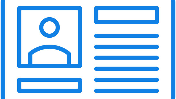 徽章通过线图标身份证为图片下载